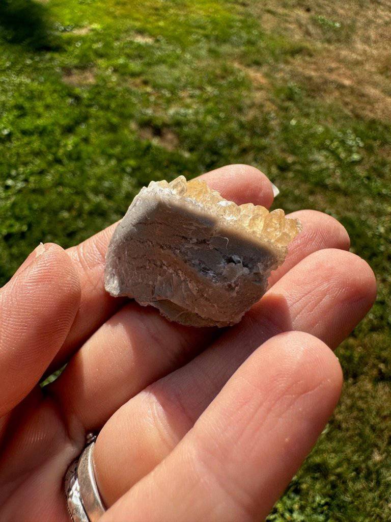 Stellar Beam Calcite Crystal #153 - Studio Selyn