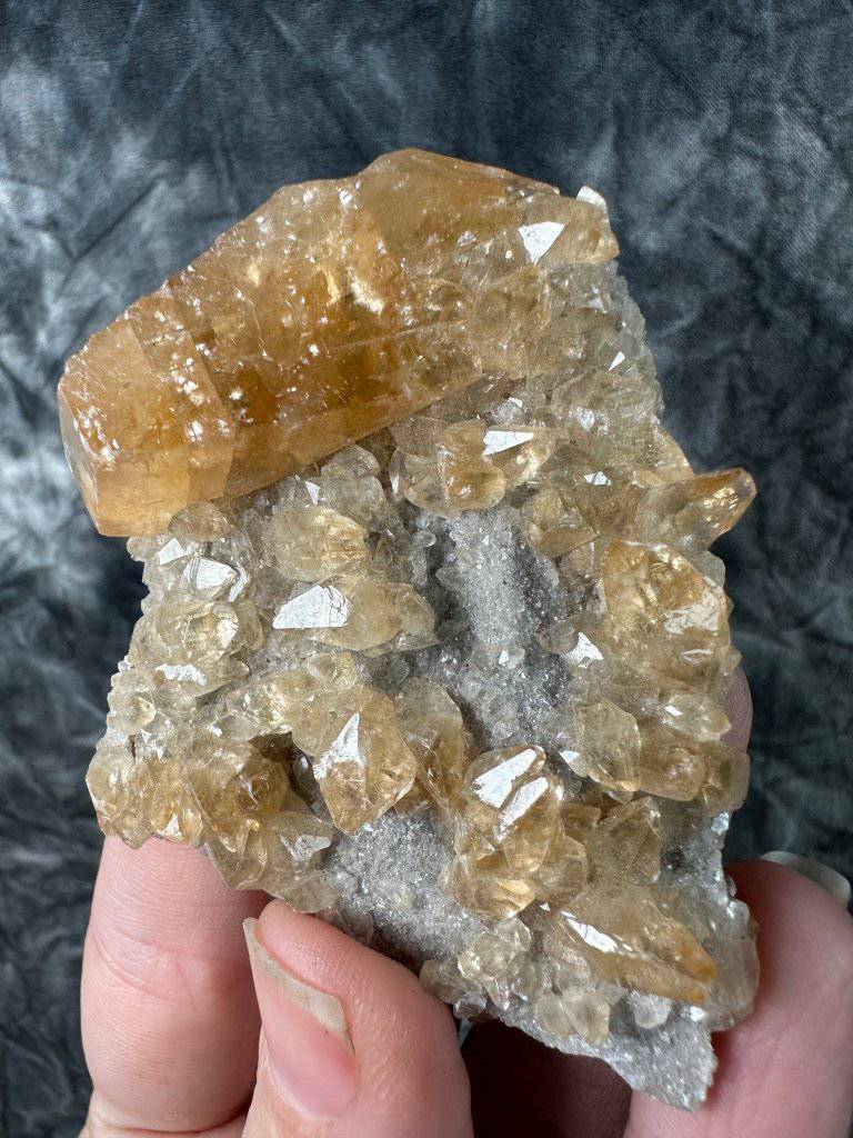 Stellar Beam Calcite Crystal #440 - Studio Selyn