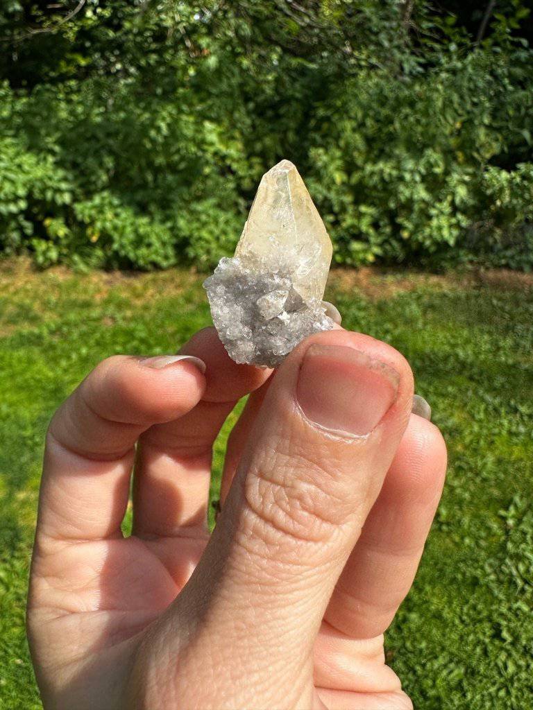 Stellar Beam Calcite Crystal #76 - Studio Selyn