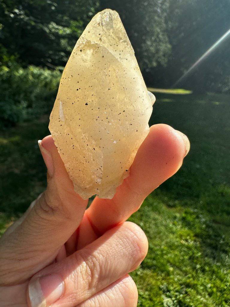 Stellar Beam Calcite Crystal #78 - Studio Selyn
