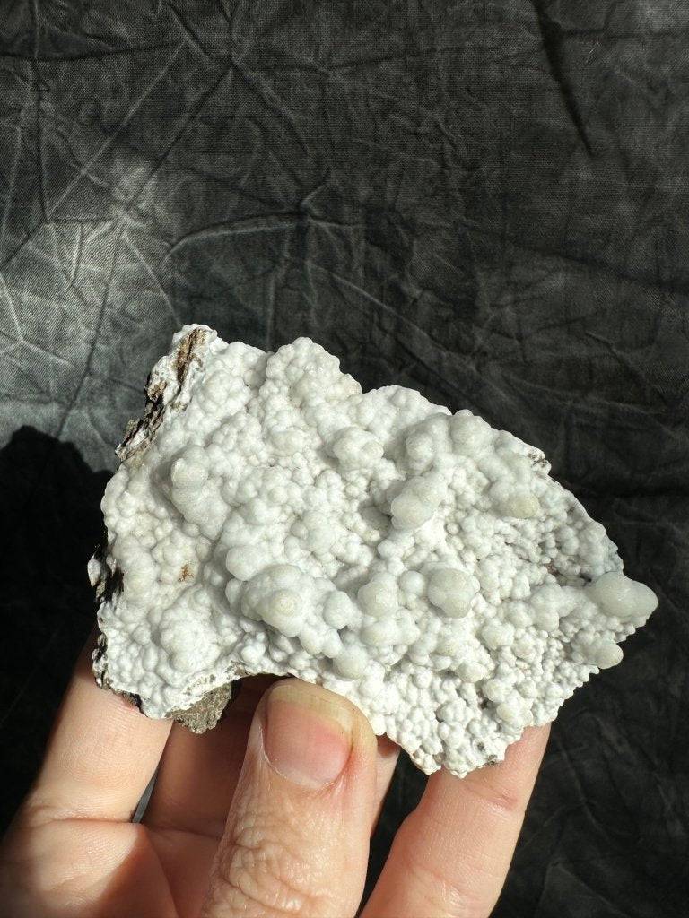 White Aragonite Crystal #19 - Studio Selyn