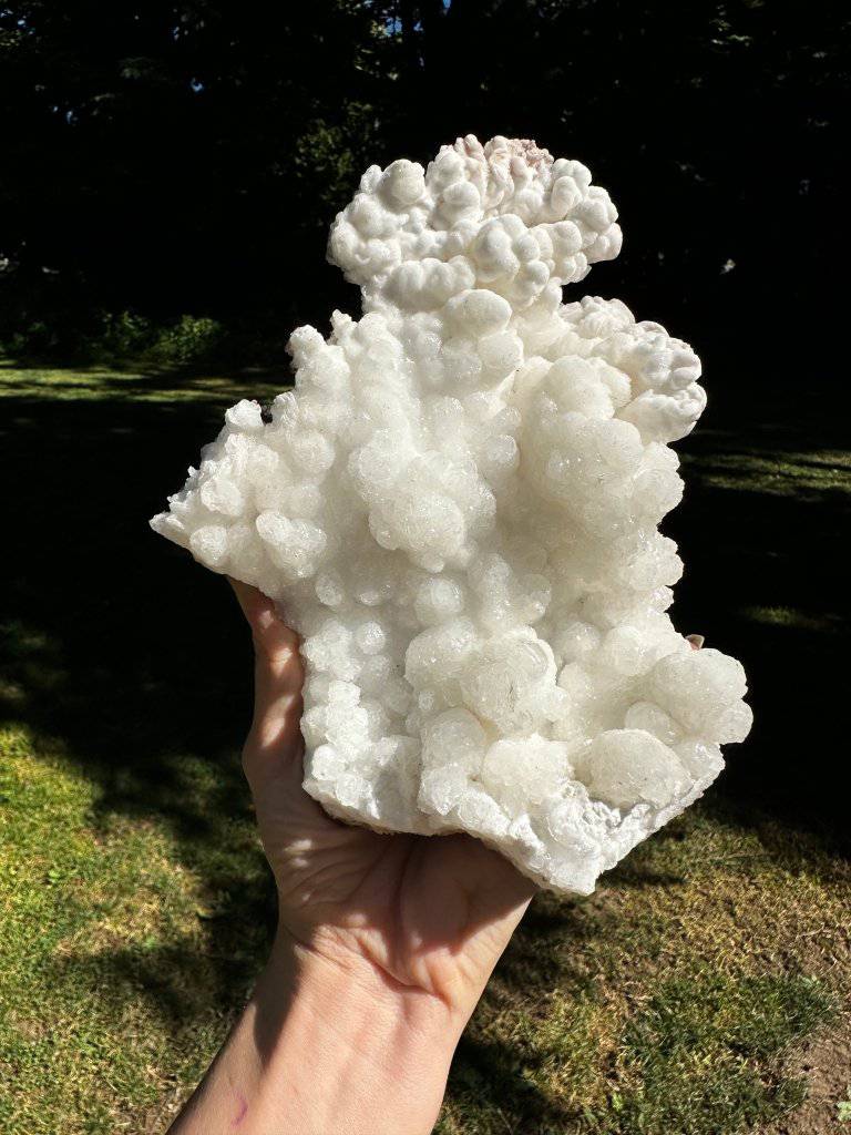 White Aragonite Crystal #459 - Studio Selyn