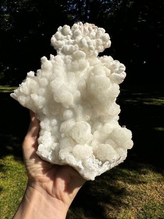 White Aragonite Crystal #459 - Studio Selyn